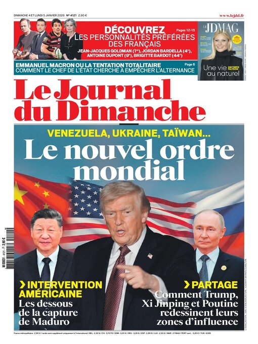 Title details for Le Journal du dimanche by Lagardere Media News - Available